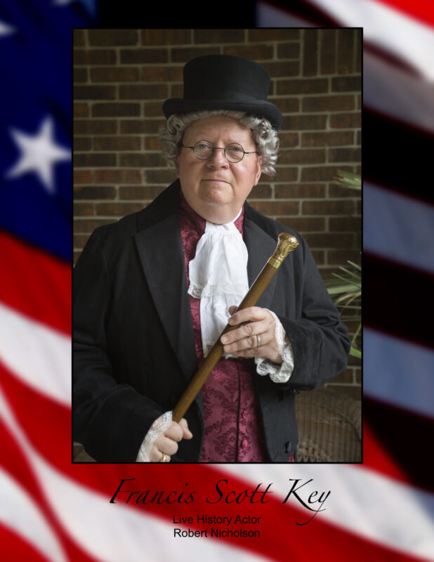 Francis Scott Key Living HIstory Portrait